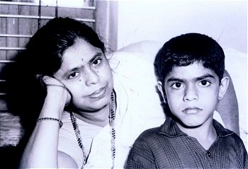 Mrs. Kamat and Vikas Kamat  