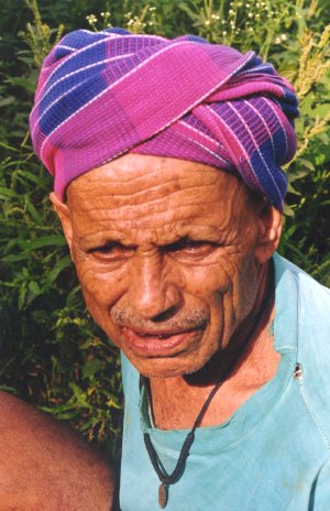 Colorful Rumal of a Farmer