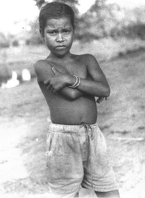 Girl Belonging to Santal Tribe in Bengal