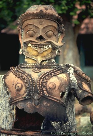 A Temple Guardian in Tamil Nadu