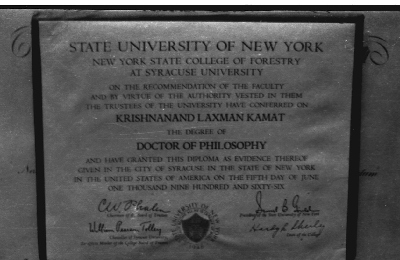 Kamats Doctorate