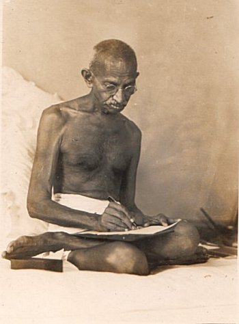 Gandhi at Study