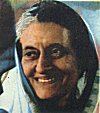 Portrait of Indira Gandhi